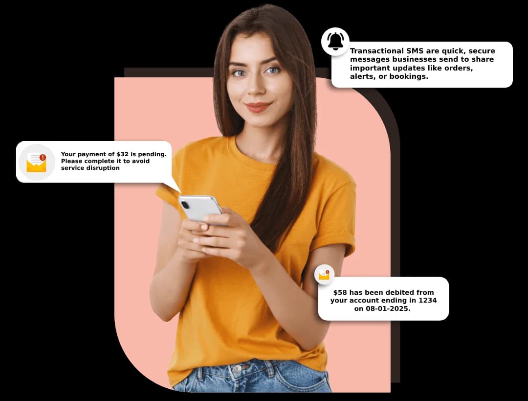 Transactional SMS Service in India- Get Click Media platform dashboard