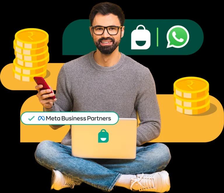 WhatsApp Broadcast campaign message on a phone