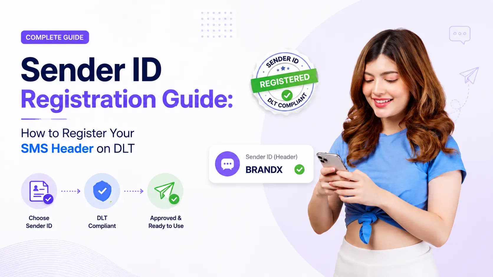 Sender ID Registration Guide: How to Register Your SMS Header on DLT