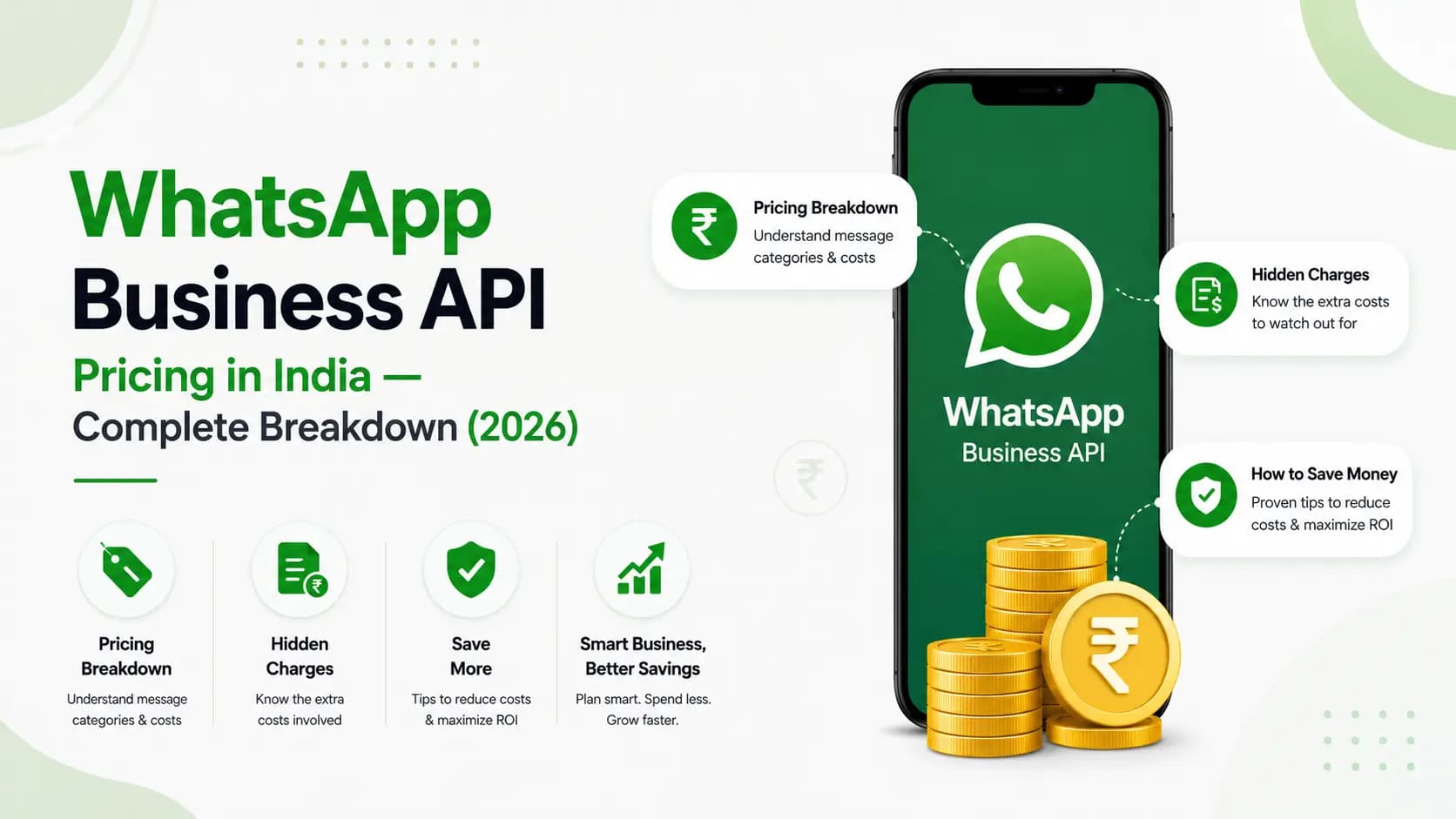 WhatsApp Business API Pricing in India- Complete Breakdown (2026)